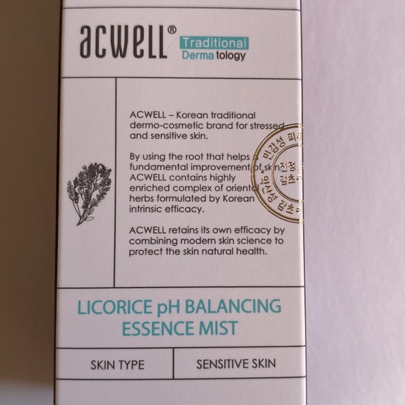Acwell Licorice pH Balancing Essence Mist - Picture 2 of 10